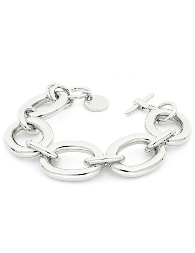 Unoaerre Woman's Bracelet - in White Bronze Forzatina Chain - 0