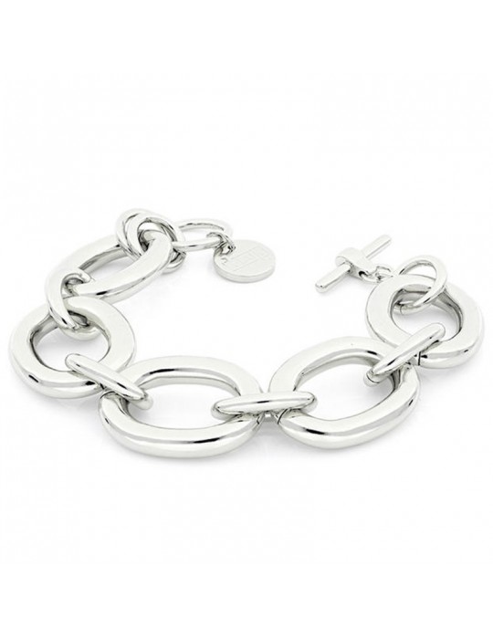 Unoaerre Woman's Bracelet - in White Bronze Forzatina Chain - 0