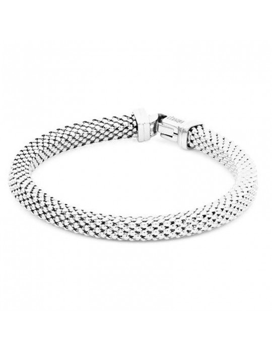 Bracciale Unoaerre Donna - in Bronzo Bianco Catena Stretch - 0