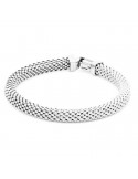 Unoaerre Woman's Bracelet - White Bronze Stretch Chain - 0