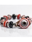 Moi bracelet - Romeo - Murano glass - Red - Black - ROMEO