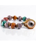 Moi bracelet - Picardy - Murano glass - Powder - Greens - PICARDY
