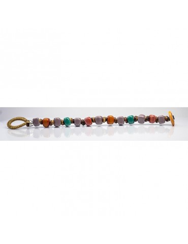 Bracciale Moi - Picardia - Vetro di Murano - Cipria - Verdi - PICARDIA 2