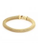 Unoaerre Woman's Bracelet - Yellow Bronze Stretch Chain - 0