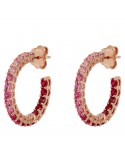 Earrings Bronzallure-Altissima-Circle-Pink Crystals-WSBZ02119.ROSE