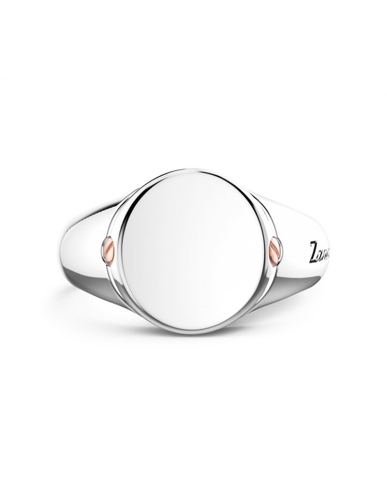 Zancan Ring - Insignia 925 Chevalier - Screws - 18 Kt Rose Gold -ESA056R