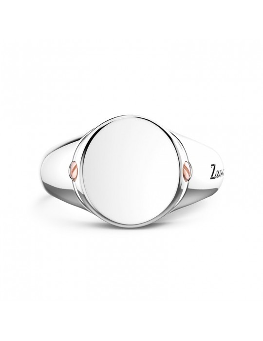 Zancan Ring - Insignia 925 Chevalier - Screws - 18 Kt Rose Gold -ESA056R