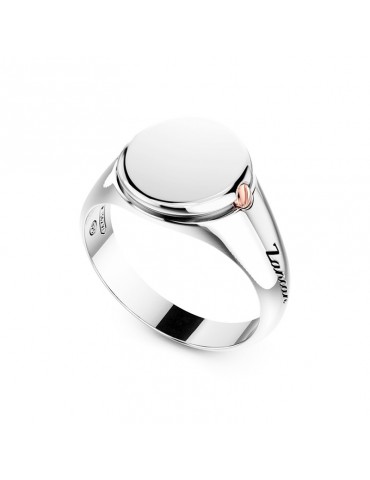 Anello Zancan- Insignia 925 Chevalier - Viti - Oro Rosa 18 Kt -ESA056R