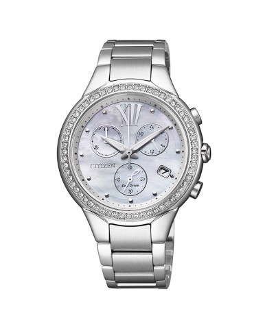 Citizen Woman's Watch - Lady Eco-Drive Chronograph 36mm Mother of Pearl - 0