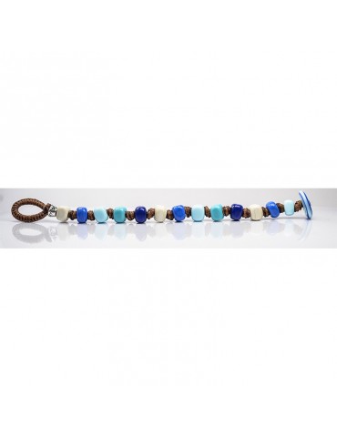 Bracciale Moi - Borea - Murano - Bianche - Azzurre - BOREA 2
