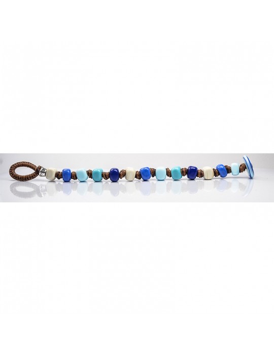 Bracelet Moi - Borea - Murano - White - Blue - BOREA