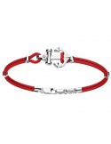 Zancan Red Bracelet with Anchor for Men - 0