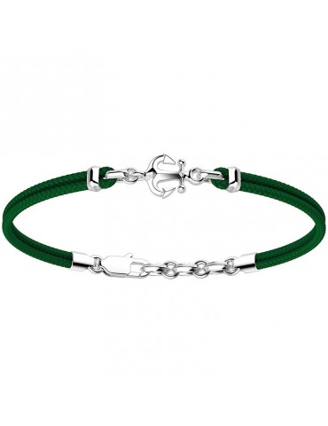 Bracciale Zancan Uomo - Regata - Kevlar - Verde - Ancora - EXB674VR