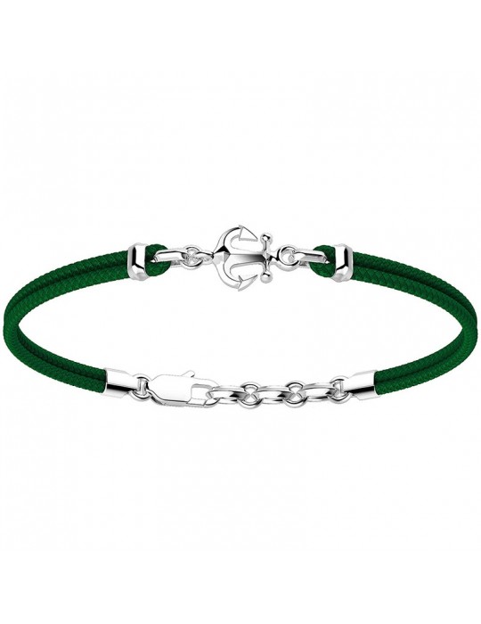 Bracciale Zancan Uomo - Regata - Kevlar - Verde - Ancora - EXB674VR