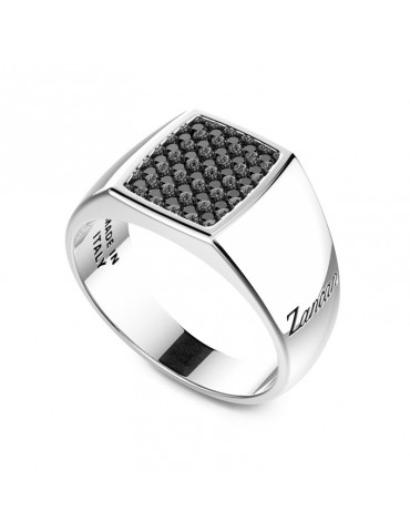 Anello Zancan - Insignia 925 - Chevalier - Spinelli Neri - ESA063