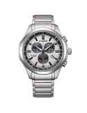Citizen Men's Watch - Super Titanium Chronograph Eco-Drive 43mm White Black - 0