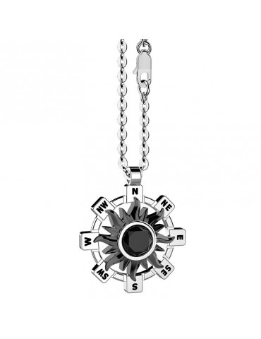 Zancan Man's Necklace with  Sun Pendant - 0