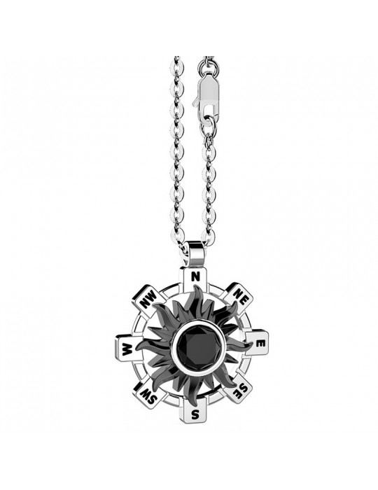 Zancan Man's Necklace with  Sun Pendant - 0