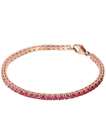 Bracciale Bronzallure - Tennis-Cubic Zirconia Rosa-WSBZ02112.MULTIPINK