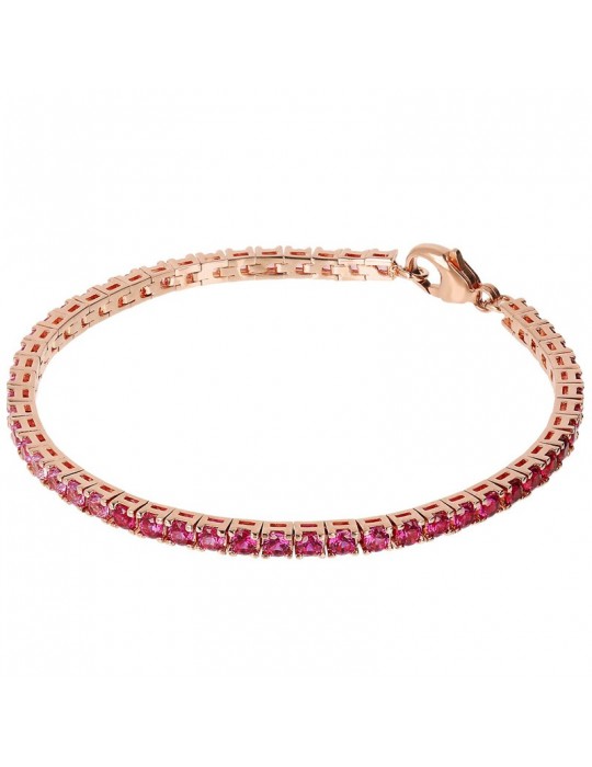 Bracciale Bronzallure - Tennis-Cubic Zirconia Rosa-WSBZ02112.MULTIPINK
