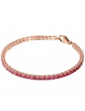 Bronzallure Bracelet - Pink Tennis-Cubic Zirconia-WSBZ02112.MULTIPINK