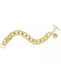Unoaerre Woman's Bracelet - in Yellow Bronze Oval Link Chain 21 cm - 0