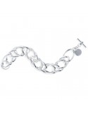 Unoaerre Woman's Bracelet - in White Bronze Rhombus Link Chain 22 cm - 0