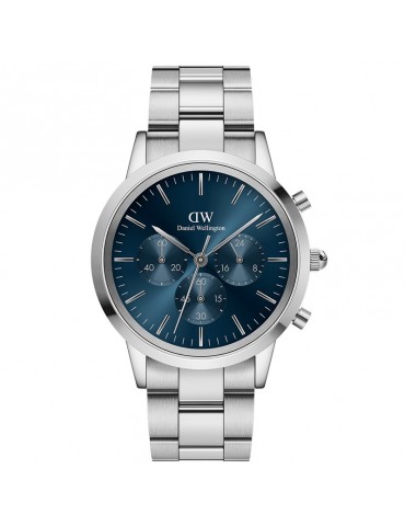 Orologio Daniel Wellington-Iconic-Chronograph-Grigio-42mm-Blu-DW00100644