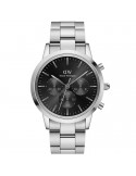 Orologio Daniel Wellington-Iconic-Chronograph-Silver-42mm-Nero-DW00100645