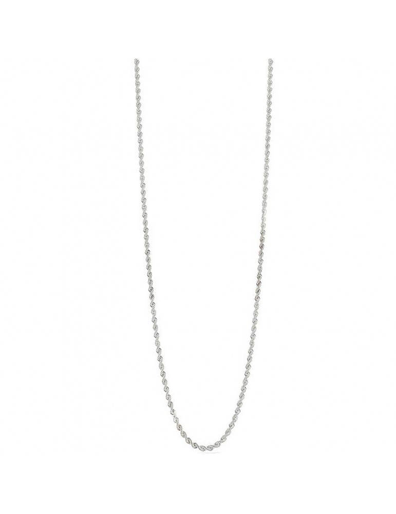 Collana Unoaerre Donna - in Bronzo Bianco Catena Lunga 92 cm - 0