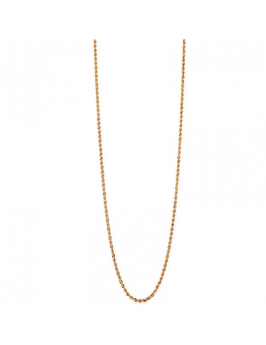 Collana Unoaerre Donna - in Bronzo Giallo Catena Lunga 92 cm - 0