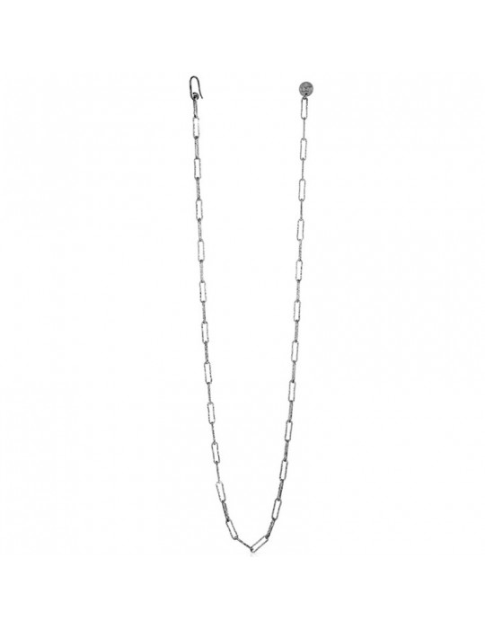 Unoaerre Woman's Necklace - in White Bronze Paper Chain - 0