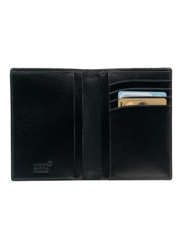Montblanc Men's Wallet - Meisterstück in Black Leather with 4 Compartments - 0 2