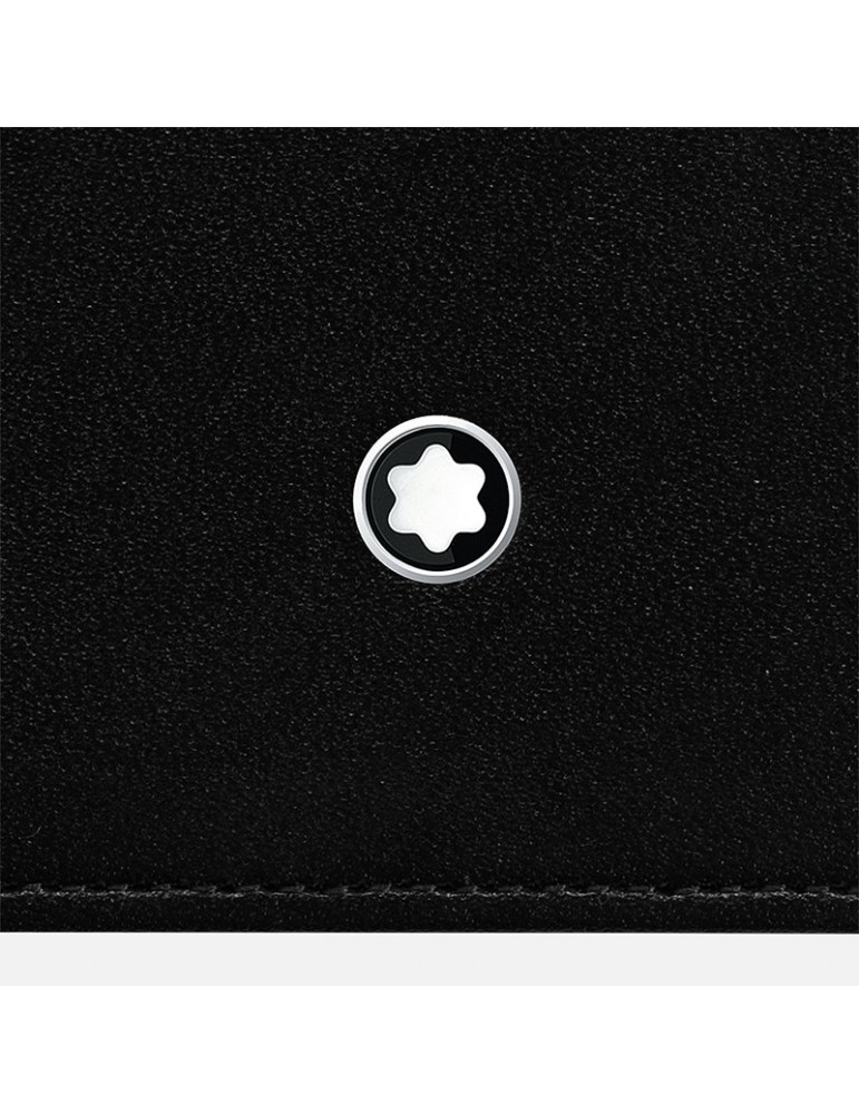Montblanc Men's Wallet - Meisterstück in Black Leather with 4 Compartments - 0
