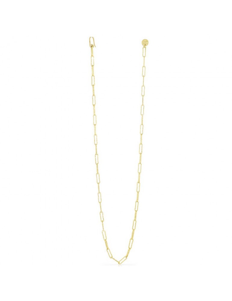Unoaerre Woman's Necklace - in Yellow Bronze Paper Chain - 0