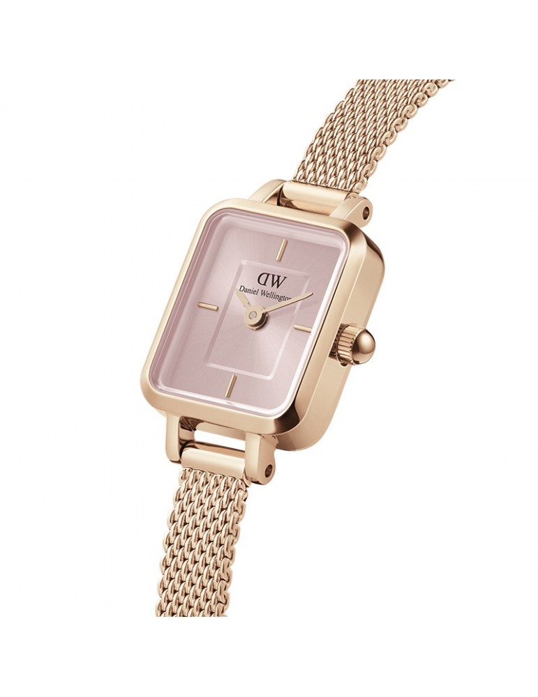 Daniel Wellington Watch Square Mini 15,4X18,2mm Pink-DW00100650