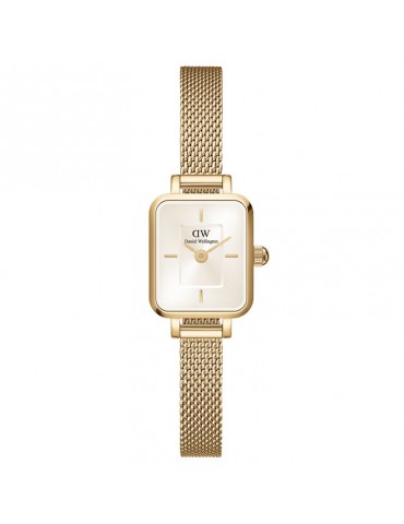 Orologio Daniel Wellington - Quadro Mini - 15,4X18,2mm Gold-DW00100656