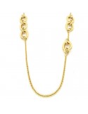 Unoaerre Woman's Necklace - in Yellow Bronze Forzatina Chain - 0