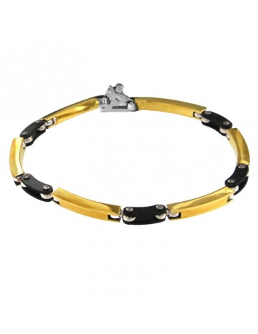 Bracciale Arkano - Oro Giallo 18 carati - Fibra di Carbonio - 1BR2930OG