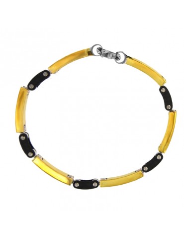 Bracciale Arkano - Oro Giallo 18 carati - Fibra di Carbonio - 1BR2930OG 2