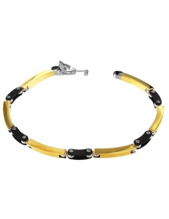Bracciale Arkano - Oro Giallo 18 carati - Fibra di Carbonio - 1BR2930OG