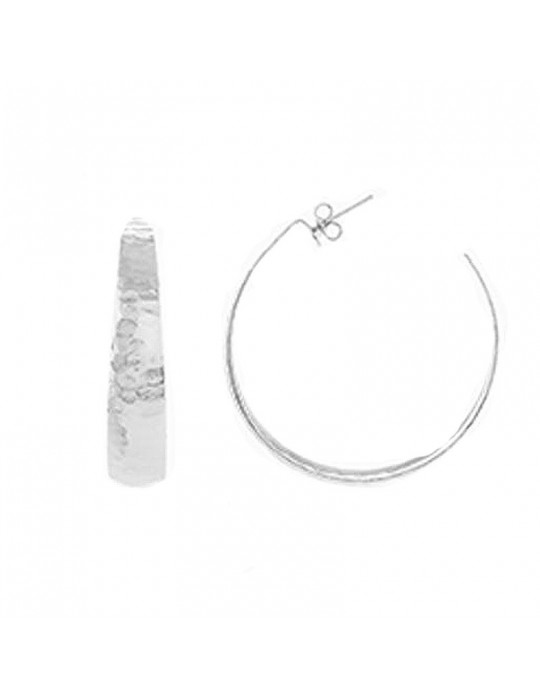 Unoaerre Woman's Earrings - White Bronze Circle - 0