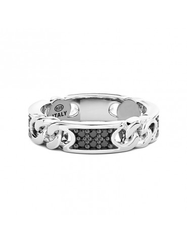 Zancan Ring - Cosmopolitan - 925% Silver - Groumette Mesh -ESA072 2