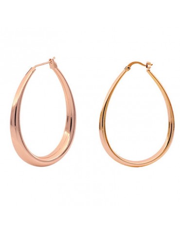 Orecchini Unoaerre Donna - in Bronzo Rosa Ovali - 0