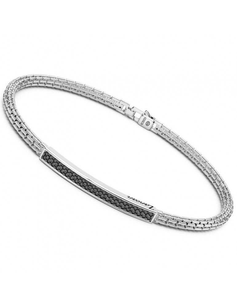 Zancan Bracelet - Insignia 925 - Chain - Black Spinels - ESB153