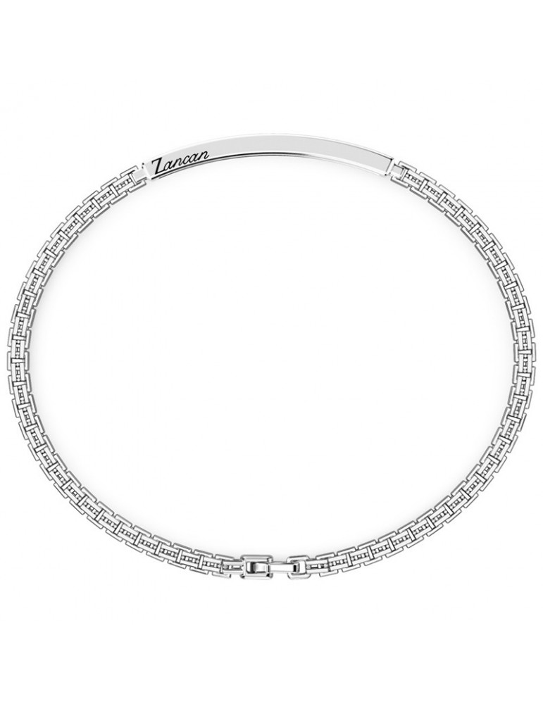 Zancan Bracelet - Insignia 925 - Chain - Black Spinels - ESB153