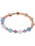 Bracciale Bronzallure-Variegata-Rose Gold-Quarzite-WSBZ02091.LIGHTBLUE