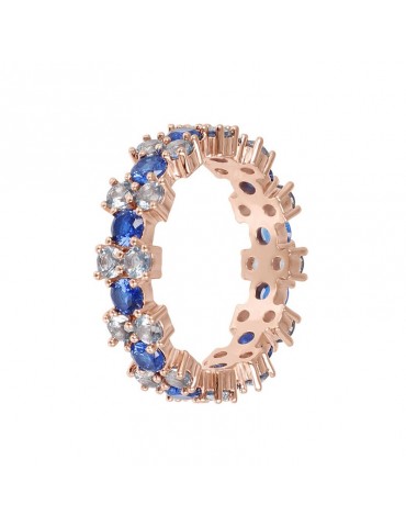 Anello Bronzallure - Miss - Veretta - Cubic Zirconia Blu-WSBZ02032.BLU