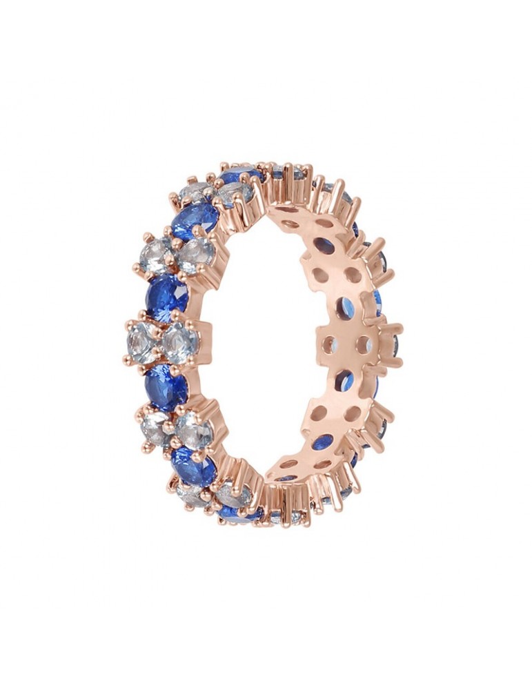 Bronzallure Ring - Miss - Veretta - Blue Cubic Zirconia-WSBZ02032.BLU