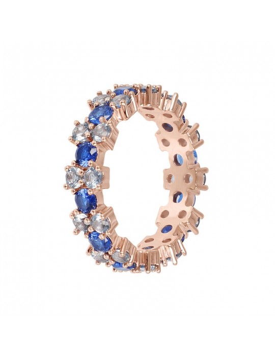 Anello Bronzallure - Miss - Veretta - Cubic Zirconia Blu-WSBZ02032.BLU
